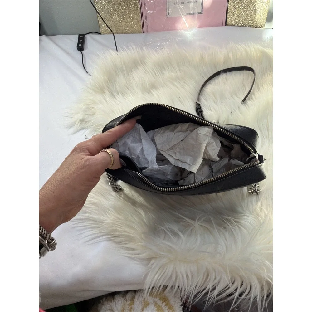 Michael Kors Jet Set Item East West Shoulder Crossbody Bag‎ MK Black/Silver